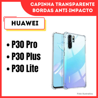 Capinha Transparente Anti Impacto Huawei  P30 Pro / P30 Plus / P30 Lite / Capa Case Antiqueda para celular (CF09)