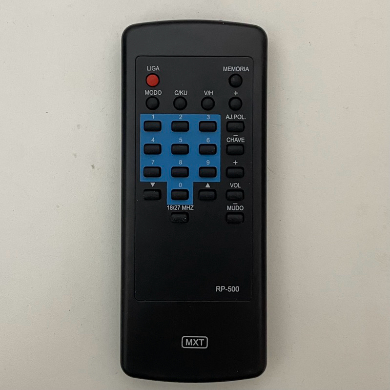 Controle Remoto Para Receptor De Parabólica Amplatic RP-500