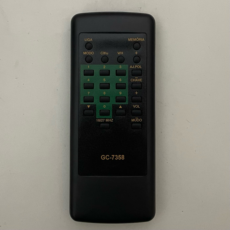 Controle Remoto Para Receptor Parabólica Amplimatic GC-7358