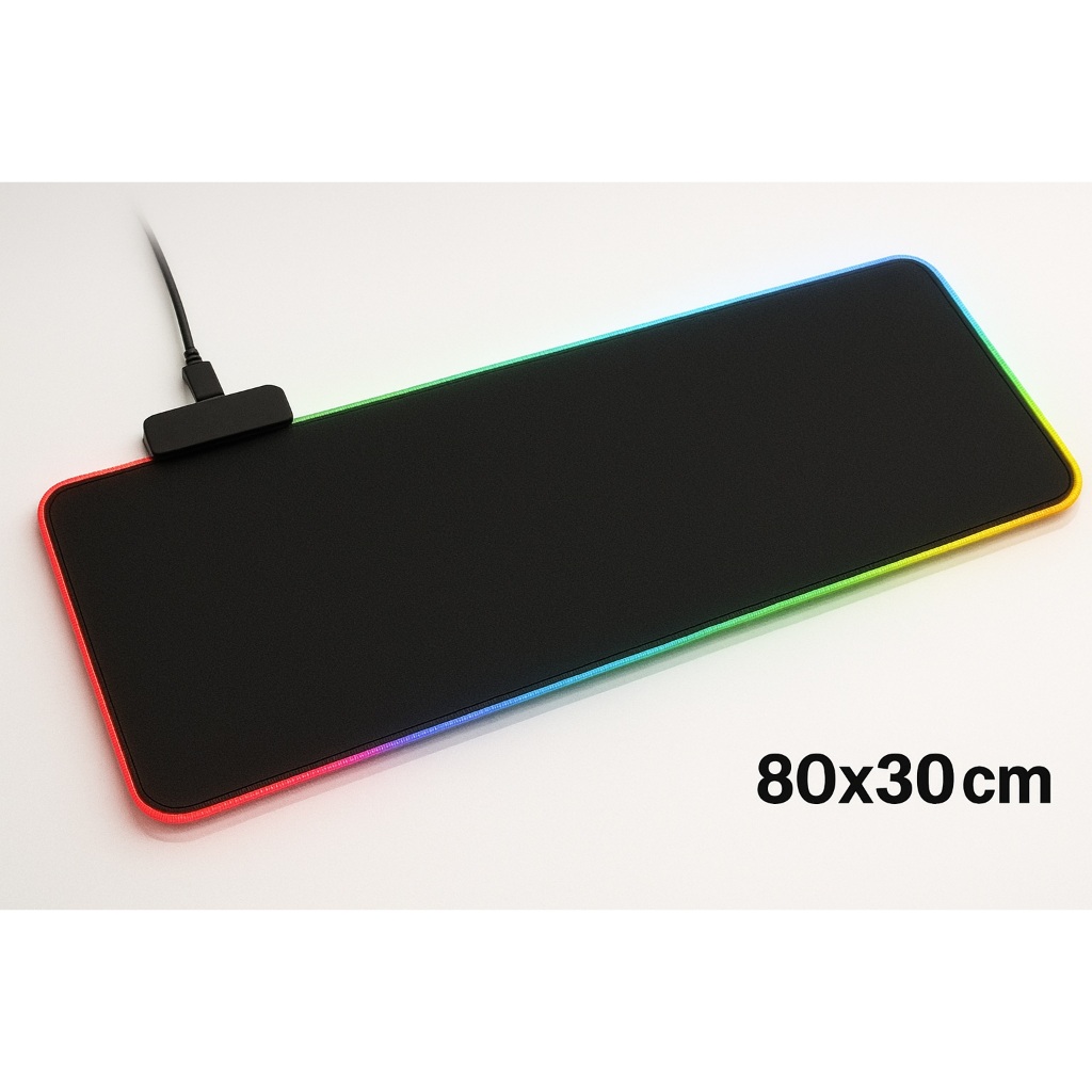 Mouse Pad Gamer Led Cores Com 11 Efeitos Grande 80x30 7 Cores em Oferta na Shopee