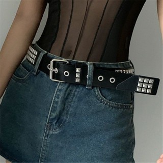 Cinto Com Rebite Punk De 3 Fileiras Cravejado em Oferta na Shopee