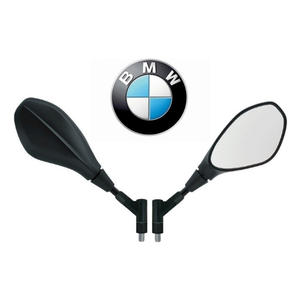 Retrovisor Gs 650 F800 360º Rosca Honda Par 360º HASTE CURTA — imagem 2 de 2