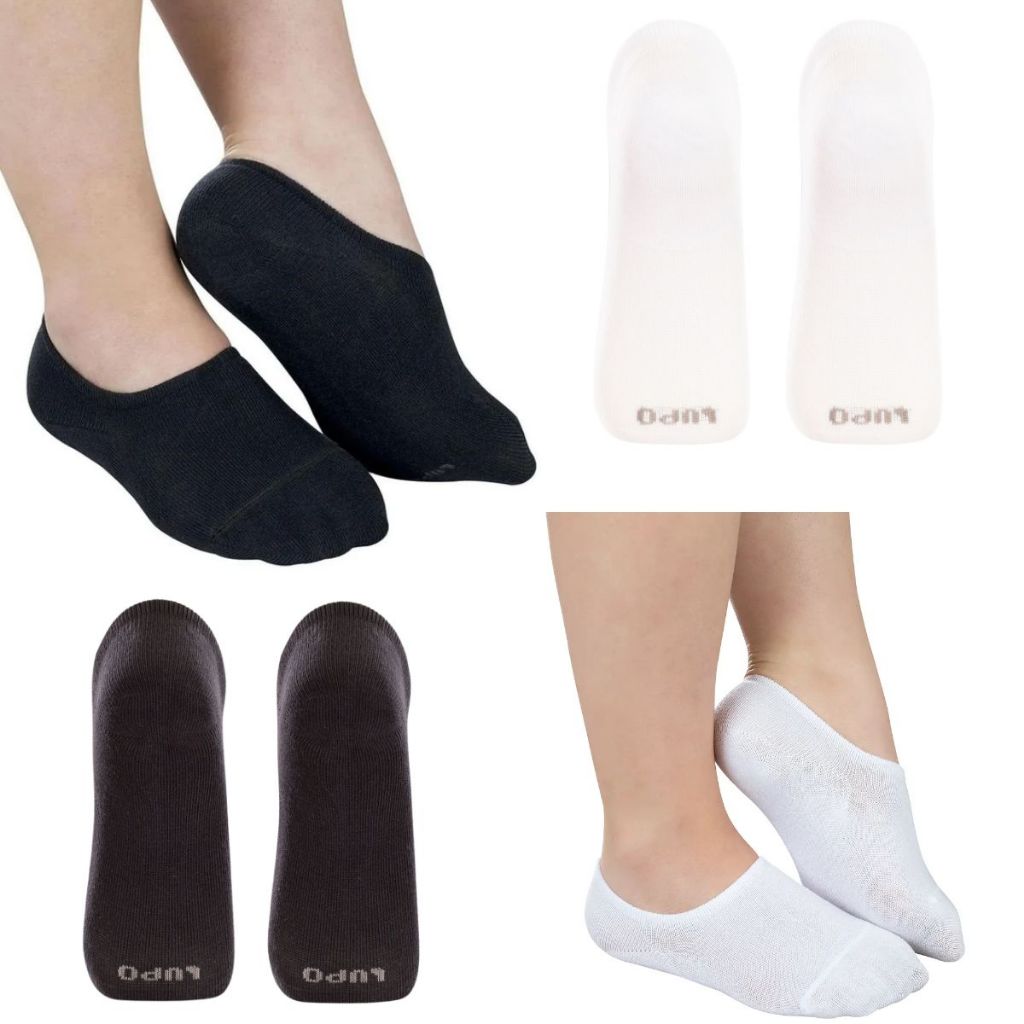 Meia Sapatilha Lupo Feminina Kit 2 Pares Algodao Cano Curto Baixo Invisivel