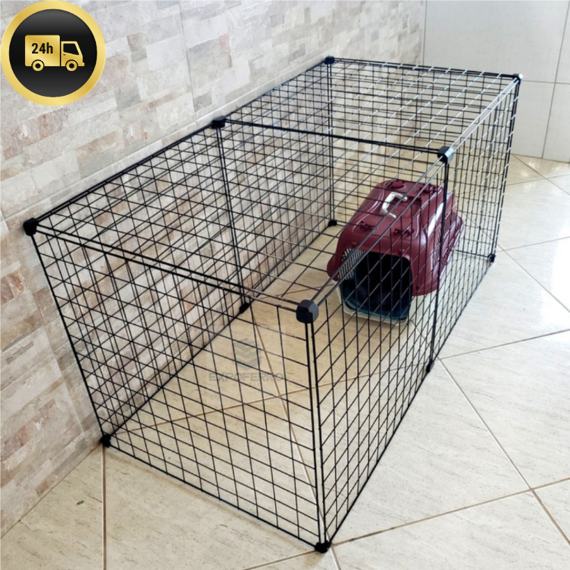 Cercado Para Coelho 60cm de Altura Com Teto em Oferta na Shopee