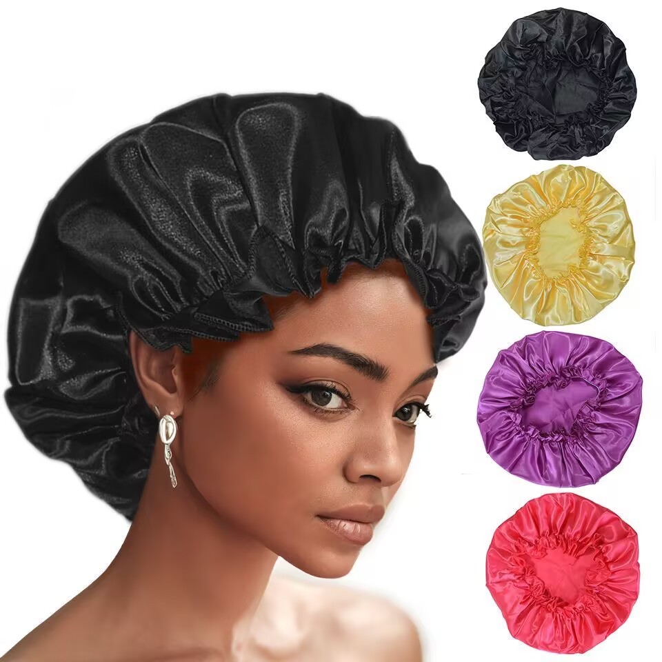 Toucas De Cetim Anti Frizz Forrada Proteção e Conforto