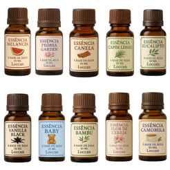 Essências para Aromatizador Difusor Kit com 10 unid 10ml a Pronta Entrega
