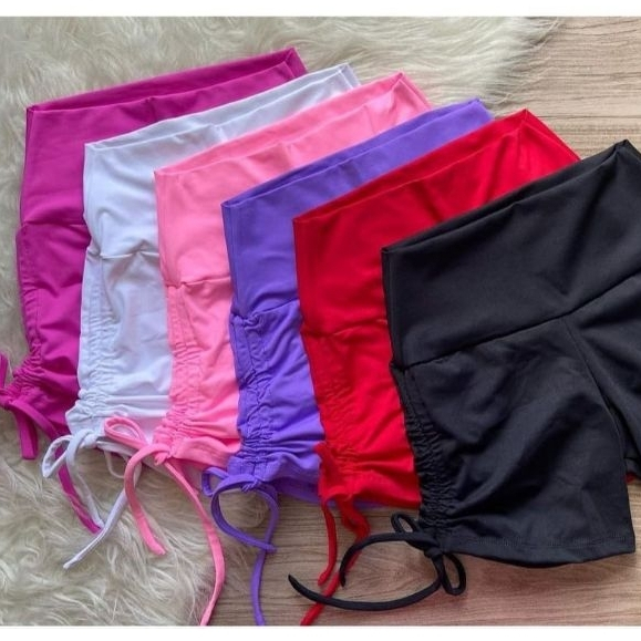 SHORT DE ACADEMIA FEMININO  FITNES AMARRAÇÃO.