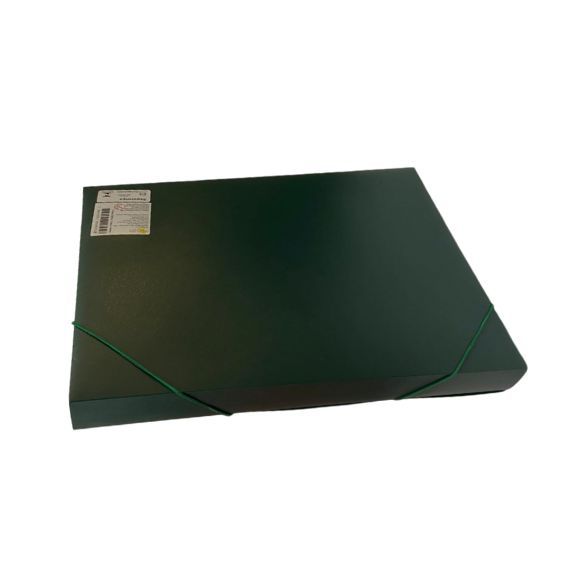 Pasta Plástica com Elástico Ofício 30mm Verde Golden Kraft