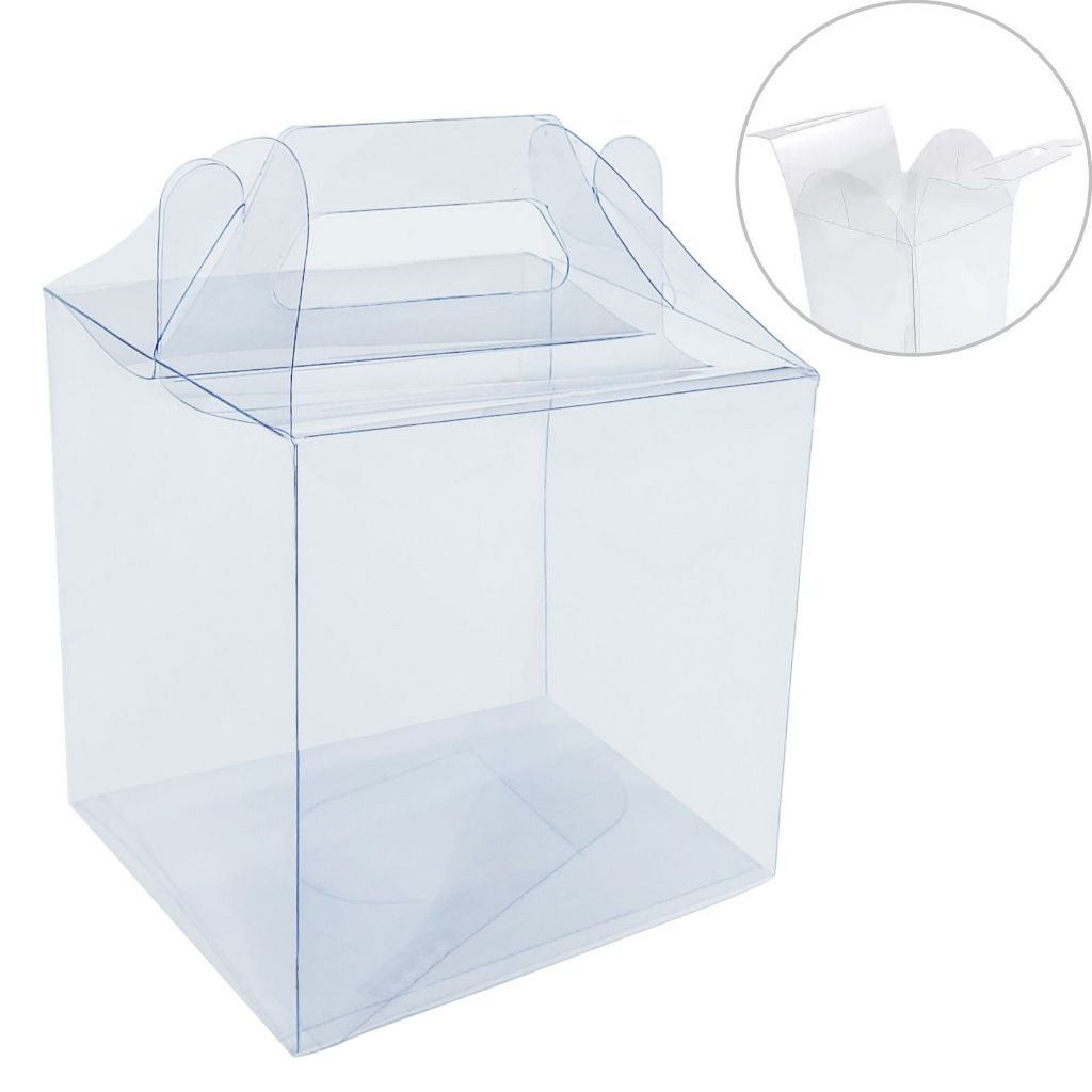 20 Maletinhas De Acetato 15x15x15 Transparente P/ Embalagem em Oferta na Shopee