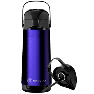 Garrafa Térmica Pressão 1 Litro Aço Inoxidável Com Alça Termolar em Oferta na Shopee