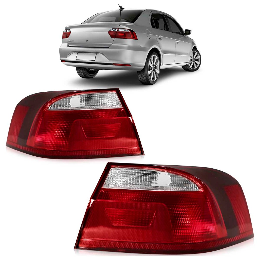 Lanterna Traseira Voyage 2013 2014 2015 2016 2017 2018 2019 Bicolor Canto em Oferta na Shopee