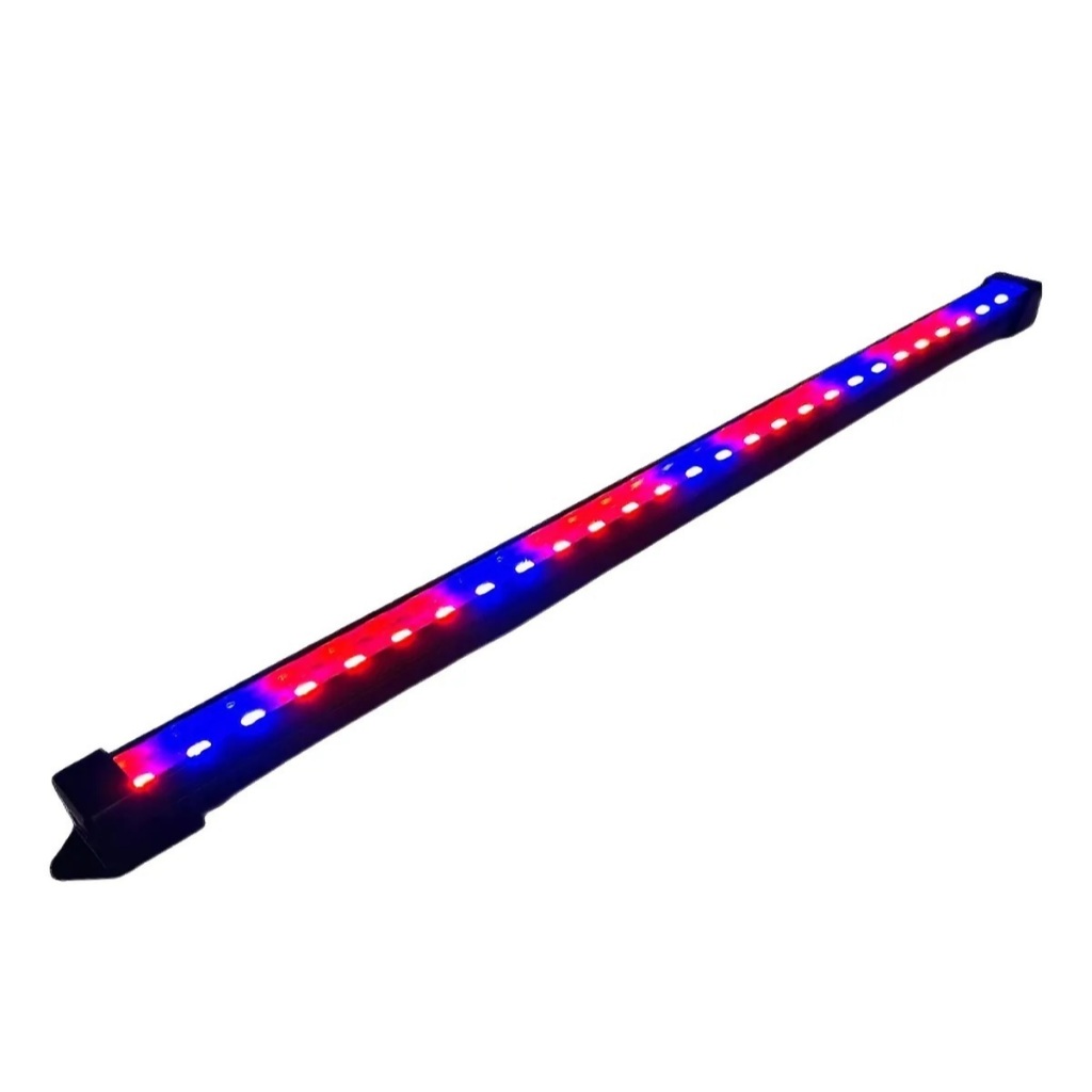 01 Barra LED Aquario Marinho ou Plantado C/ Calha Black (Preta) Jumbo e Plug 20cm a 100cm SEM FONTE - LMS FERRAMENTAS — imagem 2 de 2