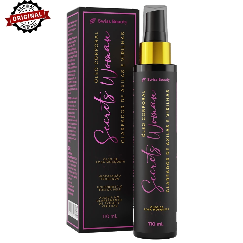 Óleo Clareador de Axilas e Virilha Secrets Woman (110 ml) SWISS BEAUTY | Corporal, axilas e virilha — imagem 1