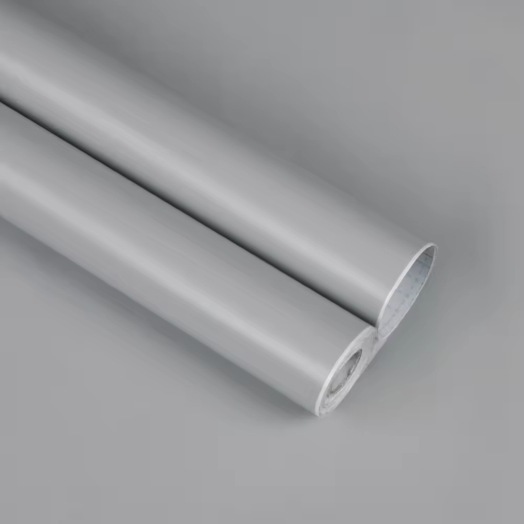 Papel De Parede Adesivo Cinza Claro Fosco 10 Metros Lavável Vinil Móveis Parede Envelopamento Contact