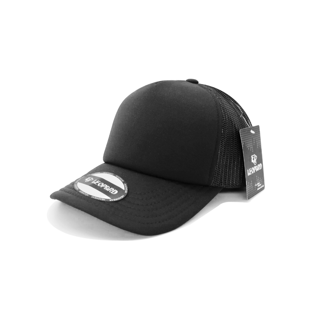 Boné Aba Curva com Tela Lackpard Original Unissex Ajustável Preto