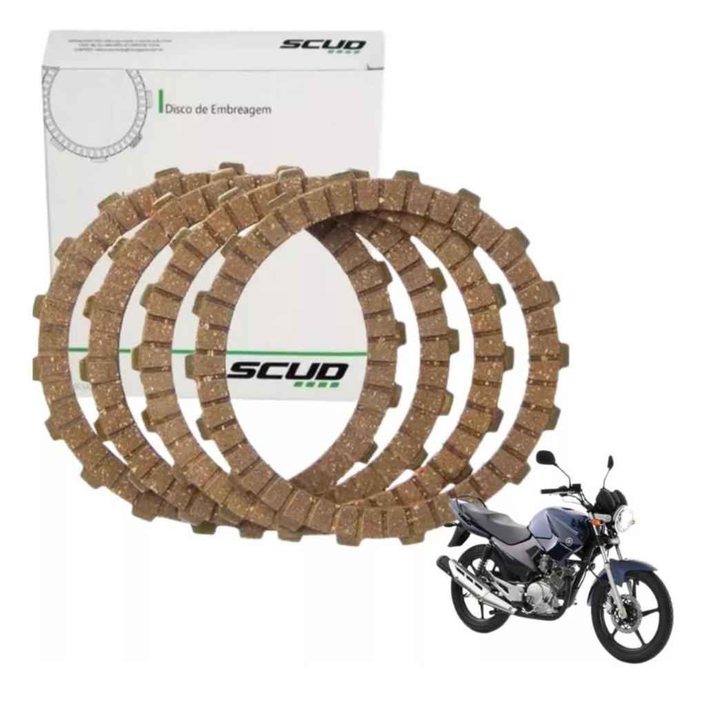 Disco Embreagem Ybr 125/xtz 125 Até 2014 Scud em Oferta na Shopee