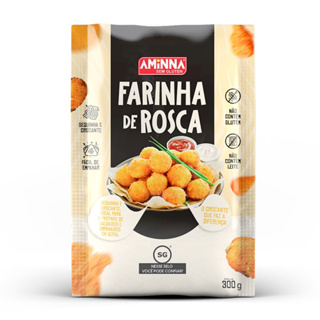 Farinha De Rosca Sem Glúten Aminna 300g em Oferta na Shopee