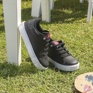 Tênis Infantil Menina Preto Casual Confortável Lançamento Visual Moderno em Oferta na Shopee