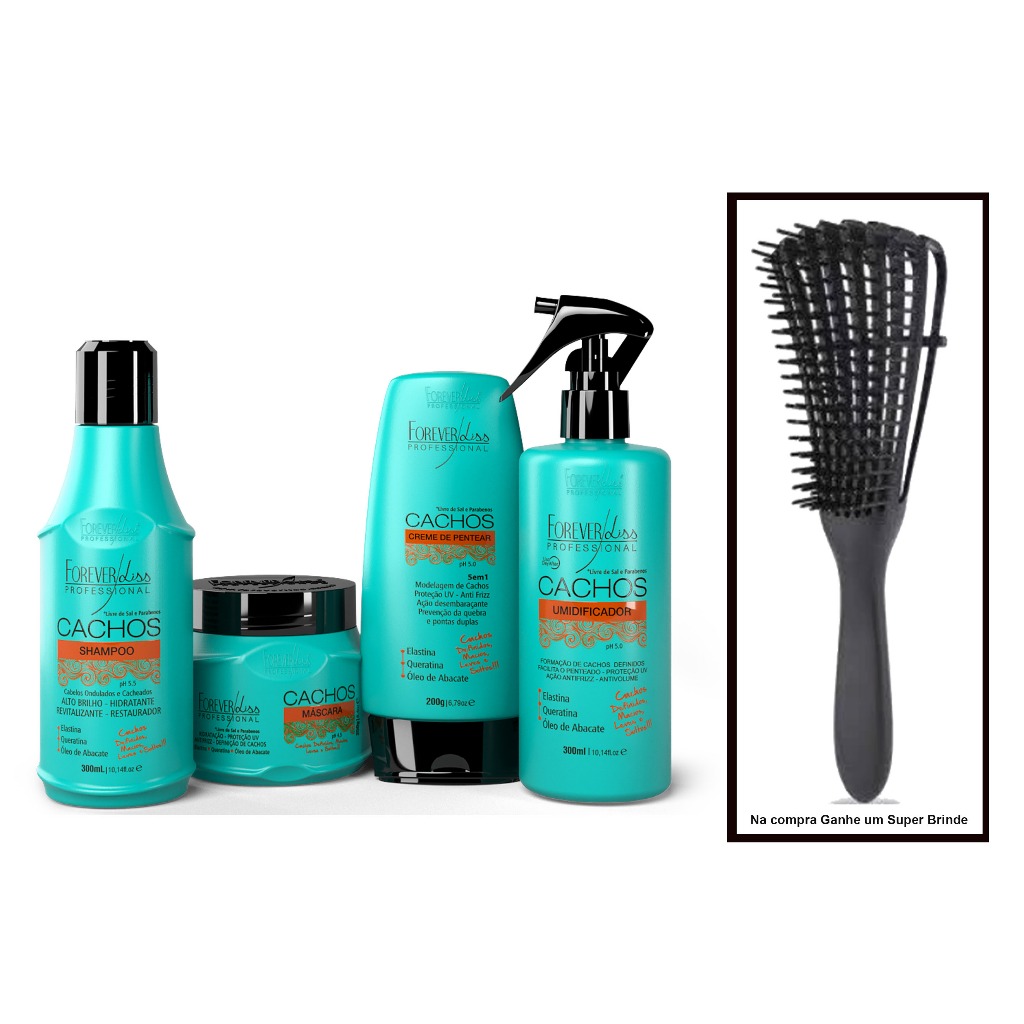 Kit Formador e Manutenção dos Cachos Forever Liss