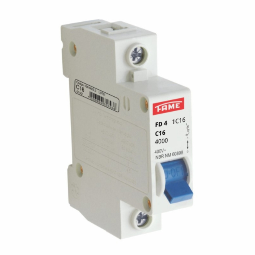 Disjuntor Unipolar Fame Din Curva C Original Com Nota Fiscal