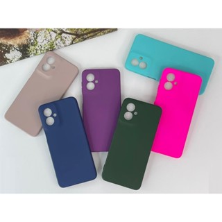Capa Capinha Para Motorola G55 Silicone Aveludado Película Case em Oferta na Shopee