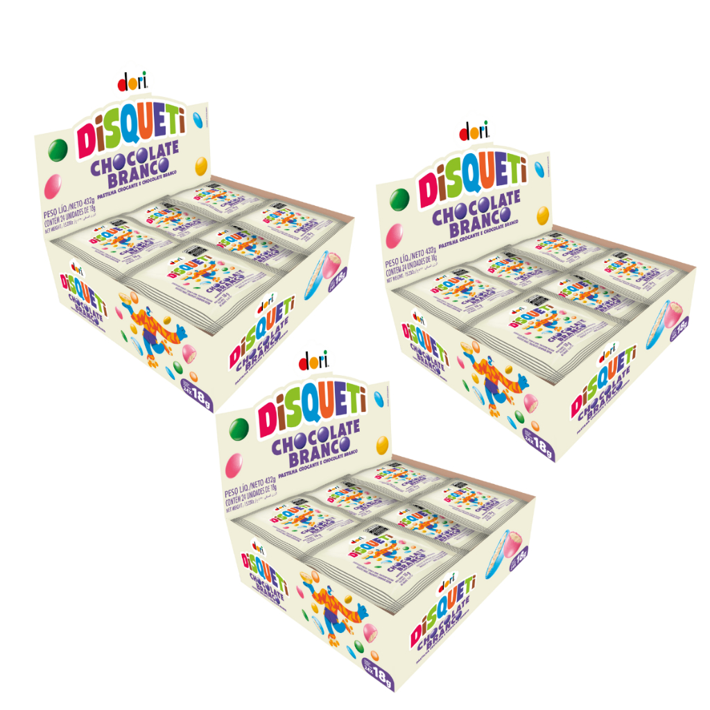 Disquete Chocolate Branco: Onde Comprar | BuscaProdutos