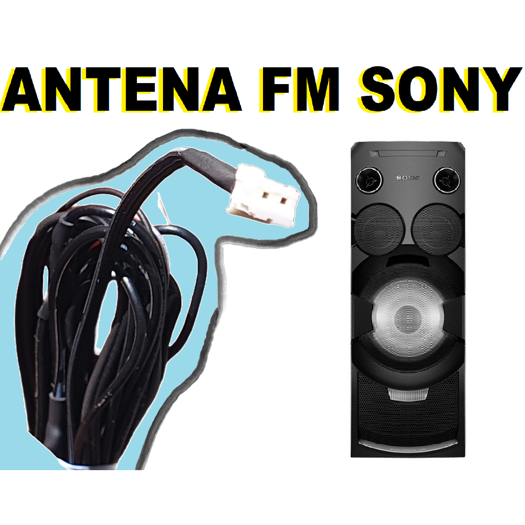 Antena Am & Fm Para Mini System Sony Mhc V7d (artesanal) (Usado)