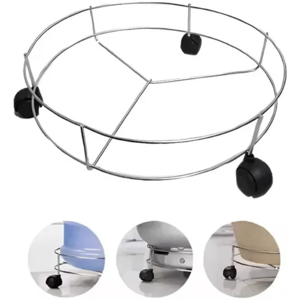 Suporte para Botijão de Gás com Rodinhas – 1 Peça Resistente e Durável