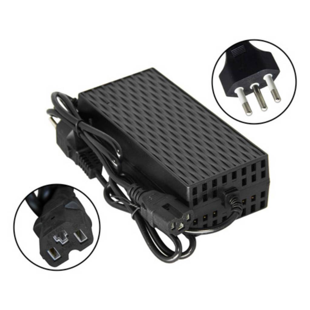 Carregador Scooter Elétrica - 67.2V e 2Ah Litío Citycoco em Oferta na Shopee