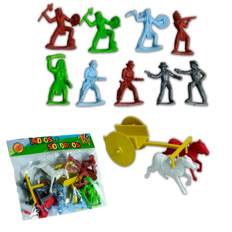 Soldadinhos Boneco Forte Apache Velho Oeste Indios E Soldados Cowboy Faroeste Brinquedo