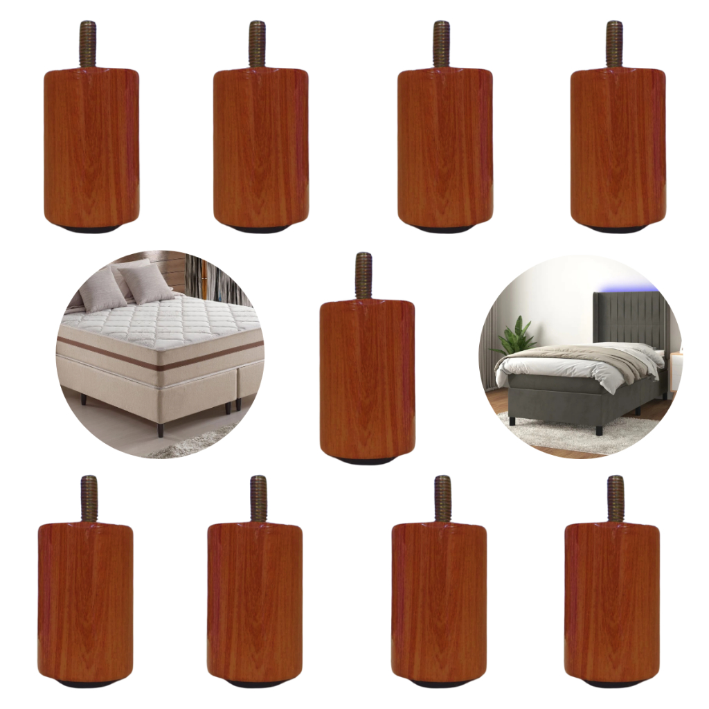 Box Baú King com Pés de Madeira: Onde Comprar | BuscaProdutos