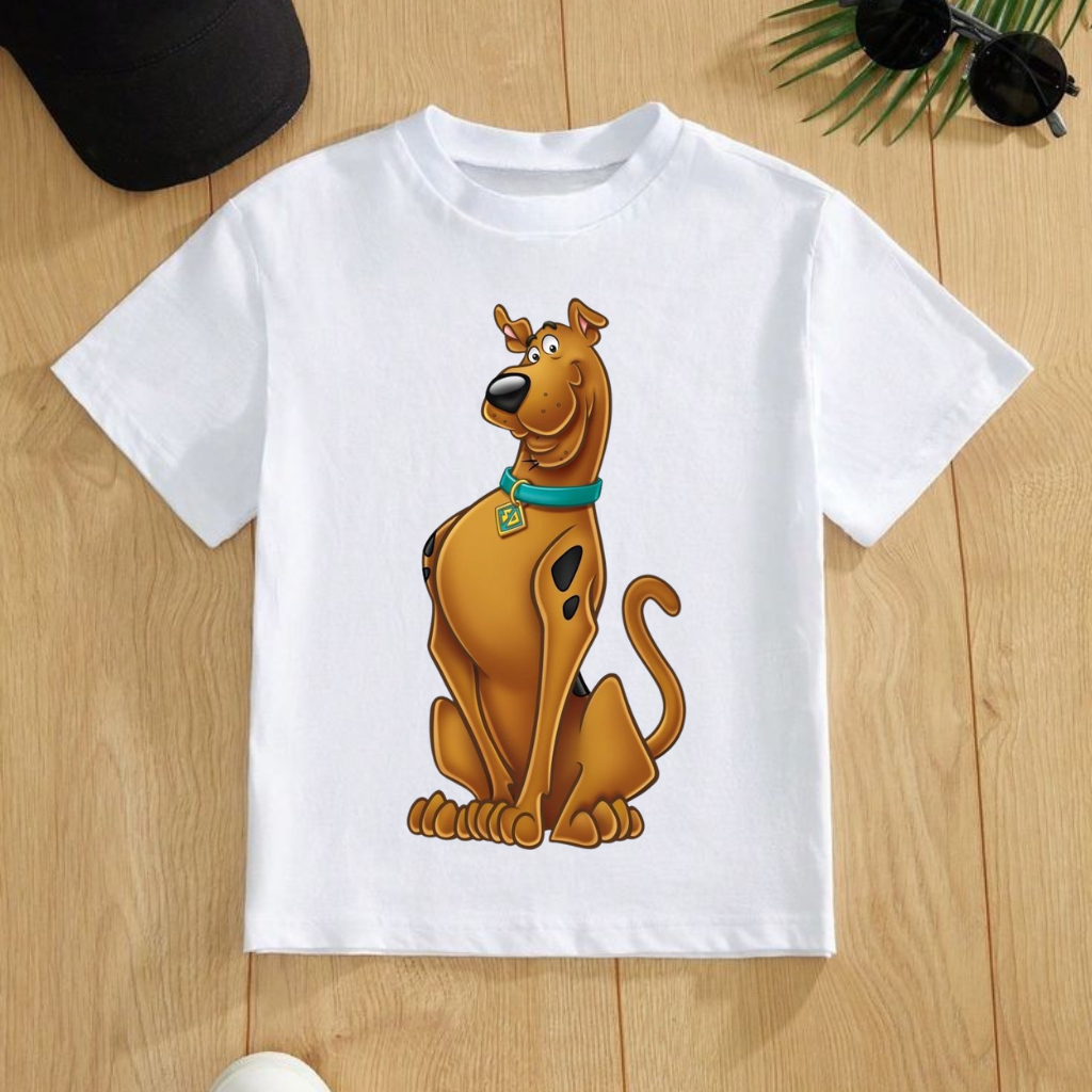 CAMISETA CAMISA BLUSA TSHIRT DESENHO ANIMADO SCOOBY DOO ROUPA MENINA MENINO MODA INFANTIL JUVENIL — imagem 2 de 2