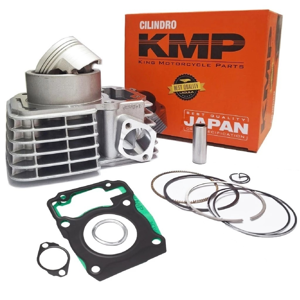 Kit Cilindro Kmp Honda 190cc Para Cg Titan Fan 150 Nxr Bros 150 Original Completo