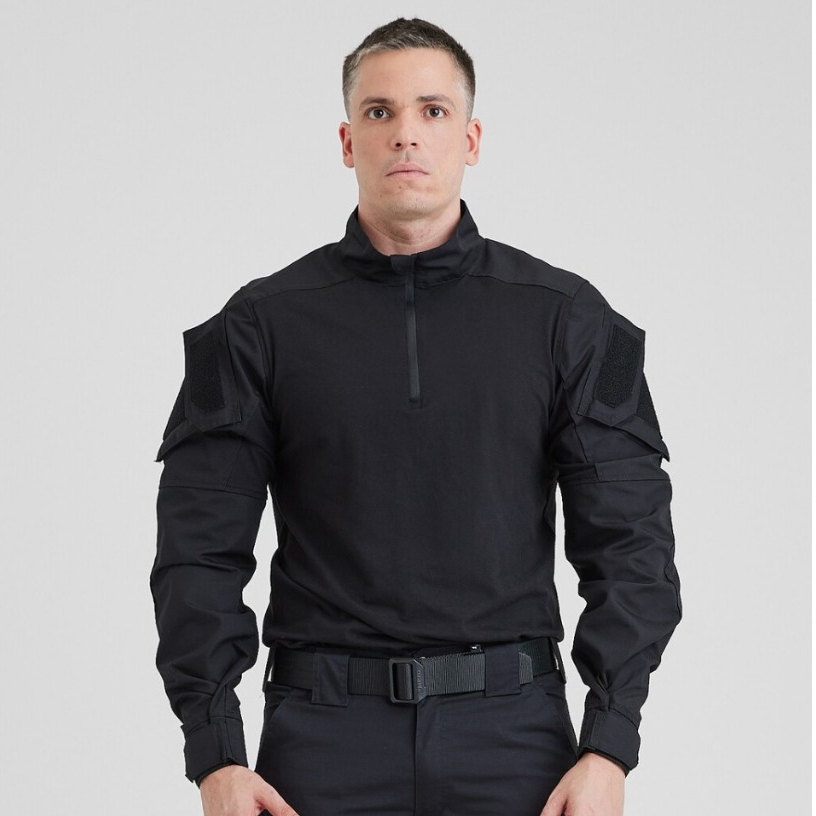 Camisa de Combate Leader Invictus Preto Tática Militar Policial Combat Shirt