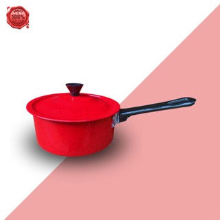 Panela Papeiro Panelinha N 14 De Aluminio - Cor Rosa Vermelho Azul Roxo Lilas Pequena
