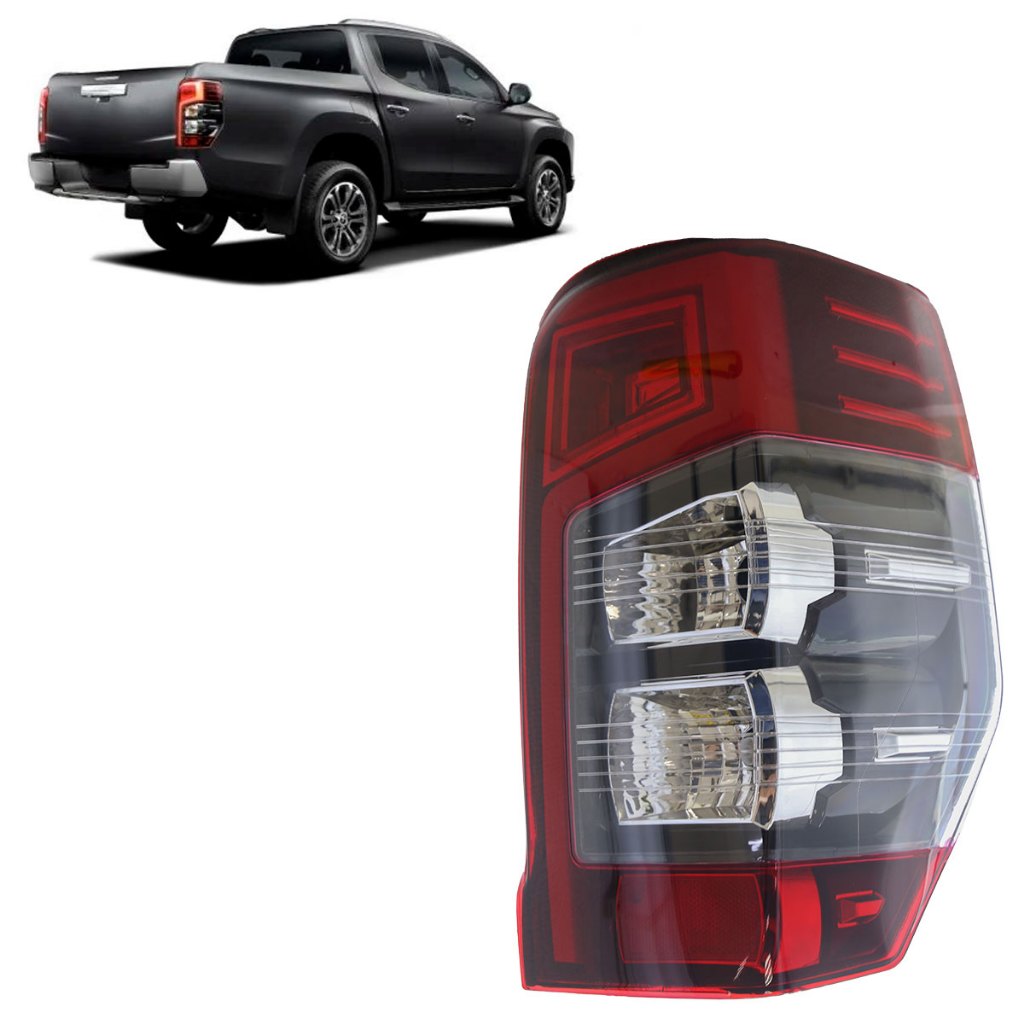 Lanterna Traseira L200 2021 2022 2023 Bicolor Lente Lisa Acrilico em Oferta na Shopee