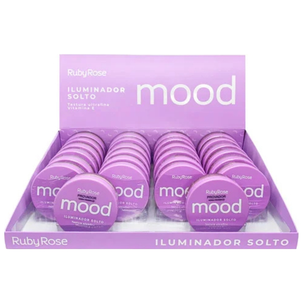 Box C/24 Iluminador Solto Mood Ruby Rose - HB860