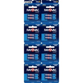Pilha Alcalina AAA Rayovac Bateria 3A Palito Multiblister kit 16 unidades