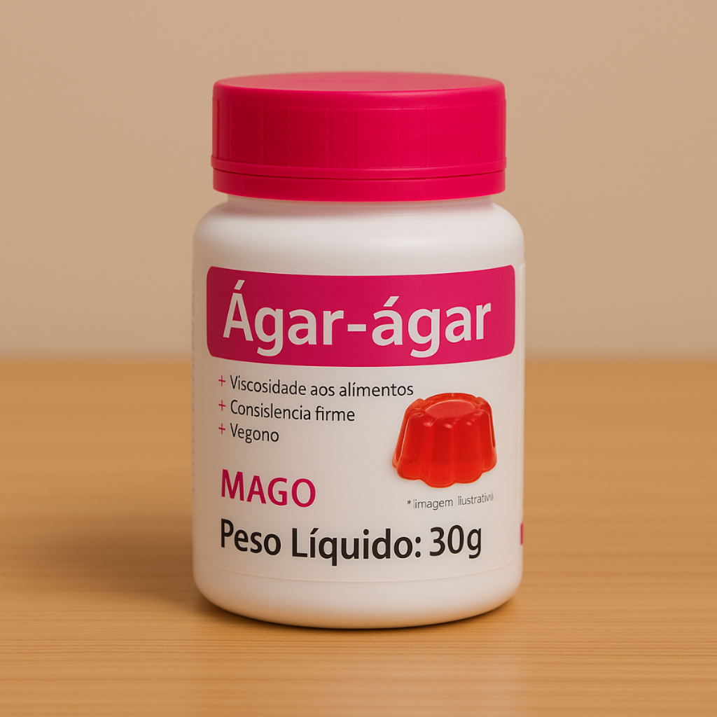 Ágar-ágar em Pó 30gr- Mago Ágar-ágar em Pó 30gr- Mago