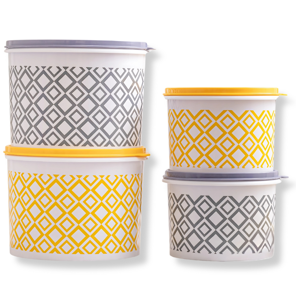 Jogo de Potes Lu Porta Mantimentos Plástico Resistente Cozinha Moderna em Oferta na Shopee