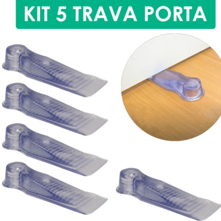 Trava Porta Silicone Transparente Aparador Peso Calço em Oferta na Shopee