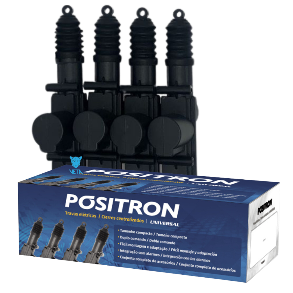 Trava Elétrica Universal 4 Portas Tr420 Pósitron