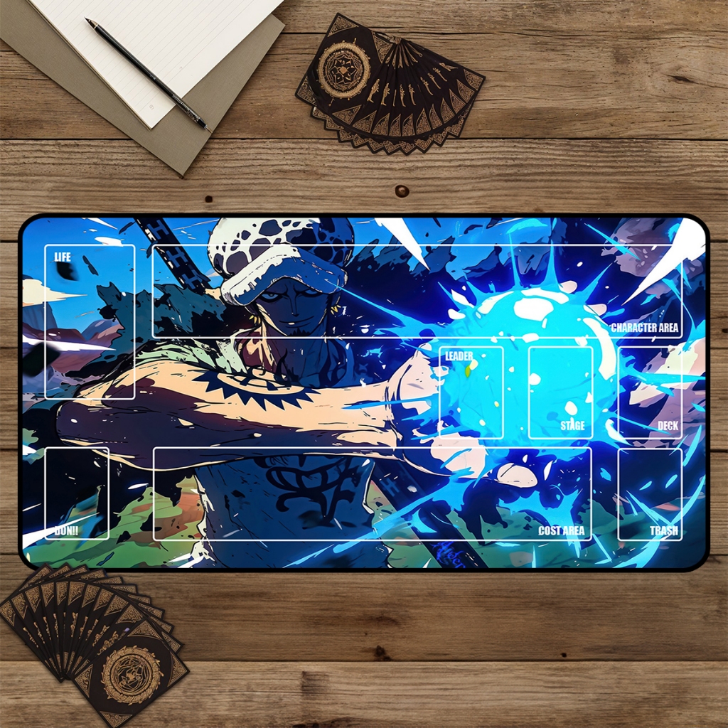 Playmat On Piec  TCG Tapete Para Jogos De Cartas Magic 70x35 cm Varias Opções P142 em Oferta na Shopee