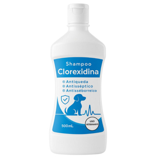 Shampoo Clorexidina Anti Seborreia Septico Queda Dermatite Cães e Gatos Pet side 500ml em Oferta na Shopee