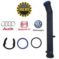 Tubo Cano Agua Volkswagen Gol Parati Saveiro Golf Polo Seat Ibiza Audi A3 A4