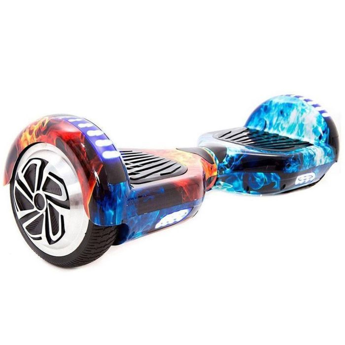 Hoverboard Skate Elétrico 6.5 Led Bluetooth Fogo e Gelo