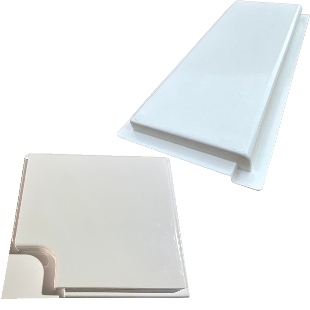 Fôrma 3d Para Fazer Borda Grega De Piscina 50x25 Abs 2mm Molde de Borda de Piscina Grega + Canto