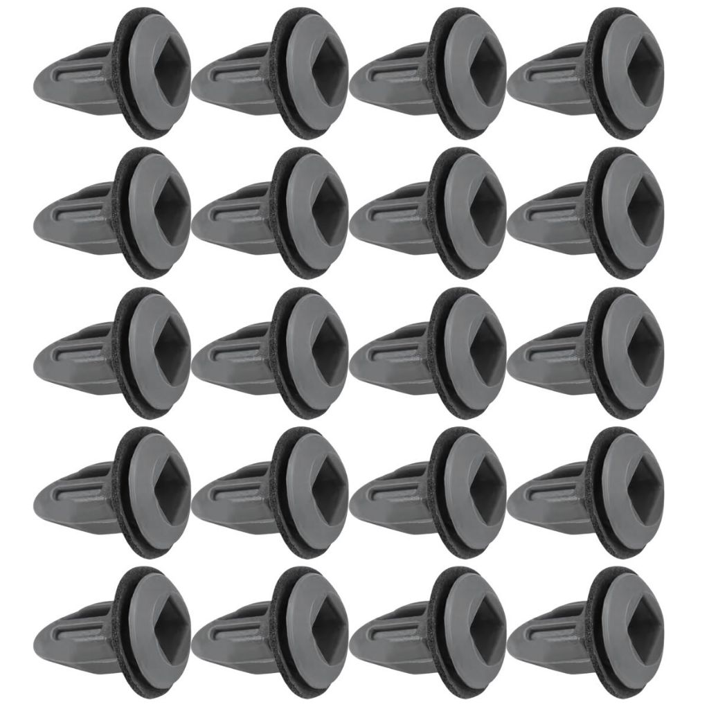 Kit 100 Presilha Grampo Fixação Para-choque Traseiro GM Corsa Preto