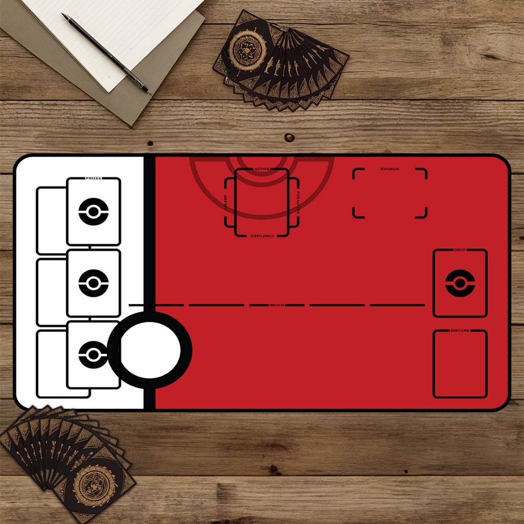 Playmat Poke TCG Tapete Para Jogos De Cartas Magic 70x35 cm Varias Opções