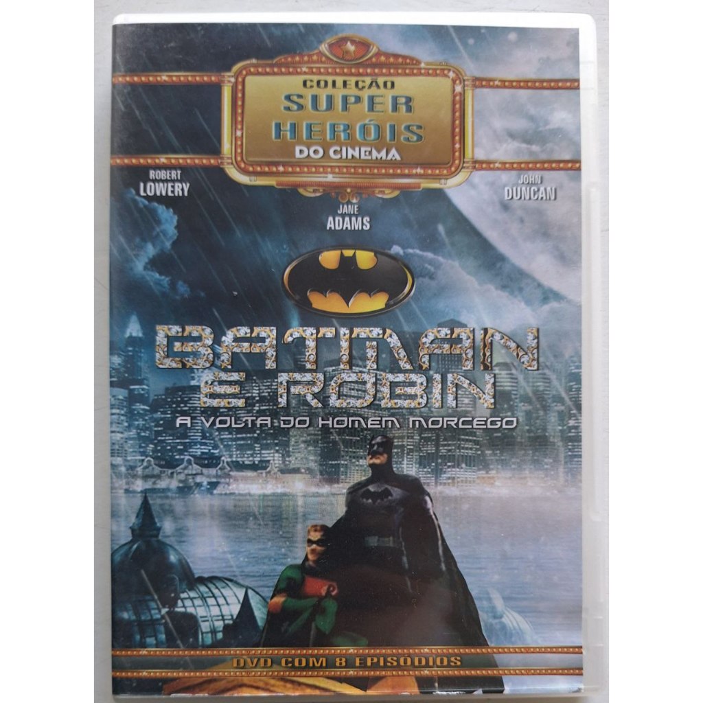 DVD Batman e Robin - A Volta do Homem Morcego - 8 episódios